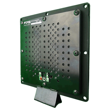 1010M thin flat panel speaker back perspective view