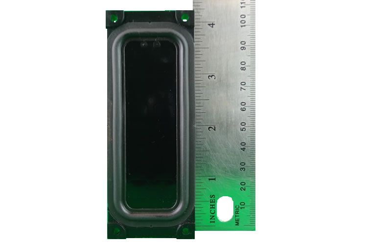 fps model 0206N front view with ruler