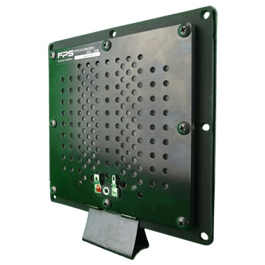 1010 flat panel speaker rear perspective view